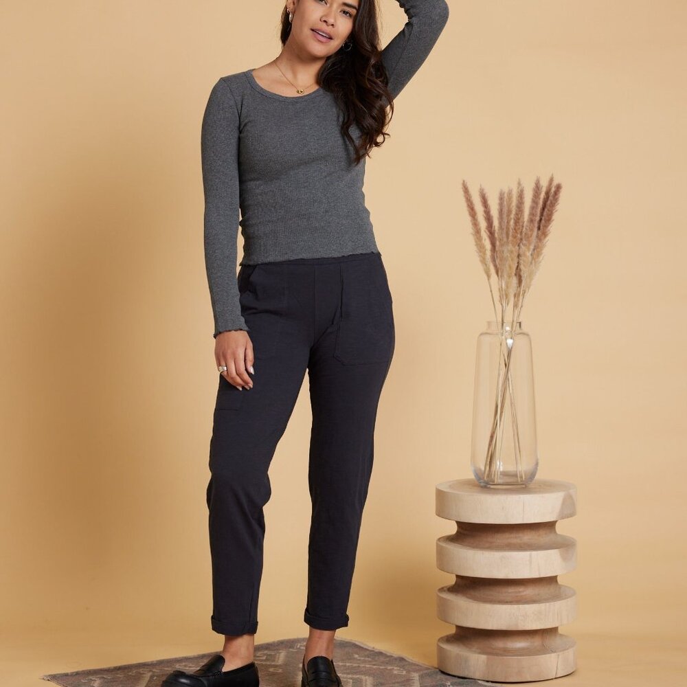 NWT Medium Black Known Supply Nolan Pants